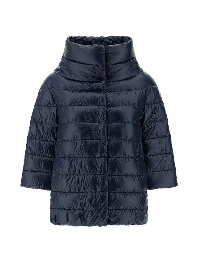 Women's Iconico Aminta Cocoon Down Puffer Coat - Blue Navy