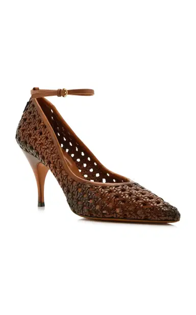 Miu Miu Woven Leather Pumps | Thumbnail 7 Miu Miu Woven Leather Pumps | Thumbnail 7