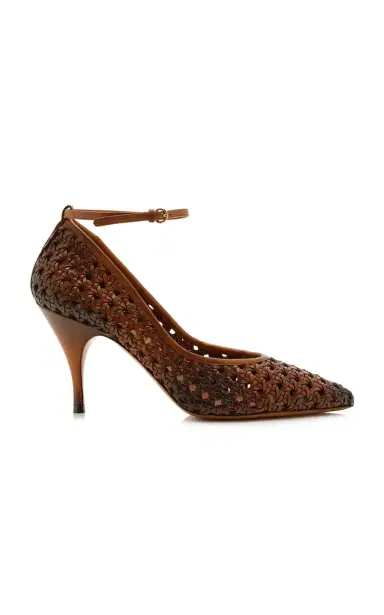 Miu Miu Woven Leather Pumps | Thumbnail 1 Miu Miu Woven Leather Pumps | Thumbnail 1