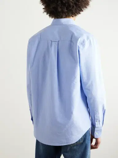 NN07 Colby 5910 Button-Down Collar Logo-Embroidered Organic Cotton Shirt | Thumbnail 3 NN07 Colby 5910 Button-Down Collar Logo-Embroidered Organic Cotton Shirt | Thumbnail 3