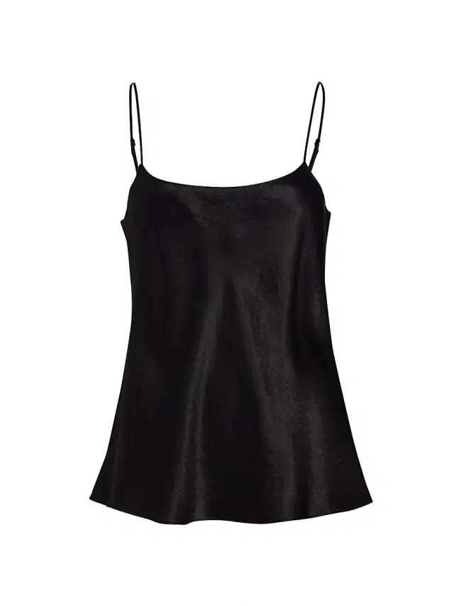Vince Women's Satin Pullover Tank - Black
