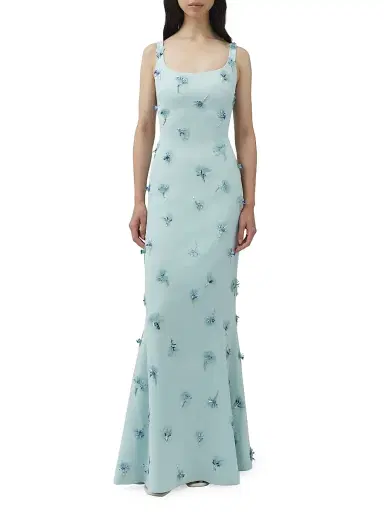 Simkhai Women's Briella Embellished Sleeveless Gown - Sky - Size 0 | Thumbnail 2