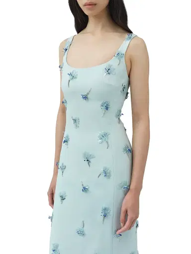 Simkhai Women's Briella Embellished Sleeveless Gown - Sky - Size 0 | Thumbnail 5