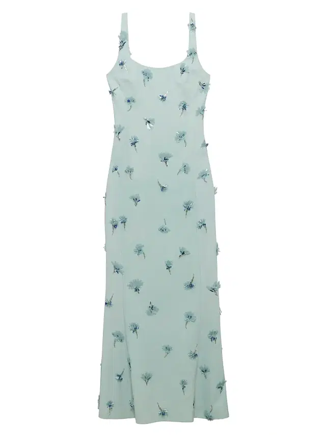 SIMKHAI Women's Briella Embellished Sleeveless Gown - Sky