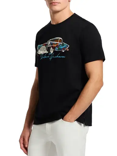 Robert Graham Men's Vintage Car Graphic T-Shirt | Thumbnail 3 Robert Graham Men's Vintage Car Graphic T-Shirt | Thumbnail 3