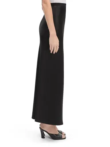 Favorite Daughter Women's The Josie Satin Maxi Skirt - Black - Size Medium | Thumbnail 5