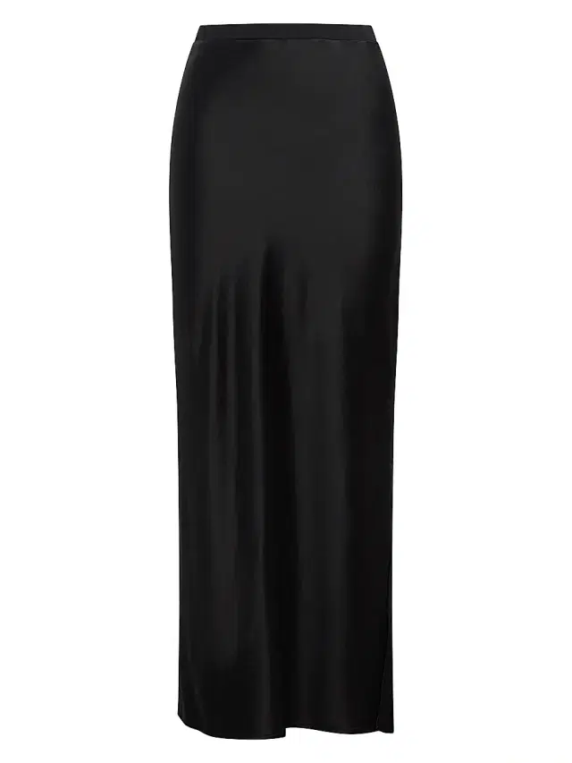 Favorite Daughter Women's The Josie Satin Maxi Skirt - Black