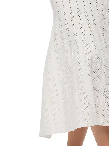 Hervé Léger Women's Adele Rib-Knit Midi-Dress - Alabaster - Size XS | Thumbnail 8 Hervé Léger Women's Adele Rib-Knit Midi-Dress - Alabaster - Size XS | Thumbnail 8