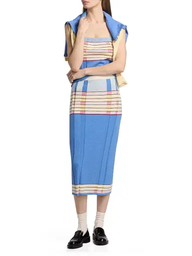 Guest In Residence Women's Striped Silk-Linen Tank | Thumbnail 2 Guest In Residence Women's Striped Silk-Linen Tank | Thumbnail 2
