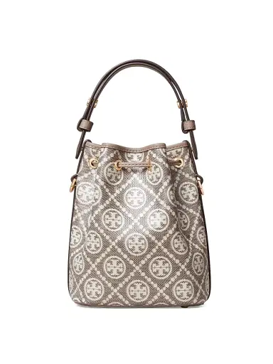 Tory Burch Women's Mini Monogram Jacquard Bucket Bag | Thumbnail 6
