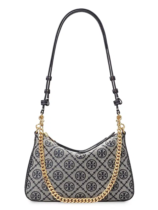 Tory Burch Women's Perry  Monogram Shoulder Bag - Tory Navy