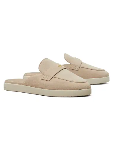 Tory Burch Women's Almond Toe Suede Ballet Sport Mules - Malva - Size 9.5 | Thumbnail 2 Tory Burch Women's Almond Toe Suede Ballet Sport Mules - Malva - Size 9.5 | Thumbnail 2