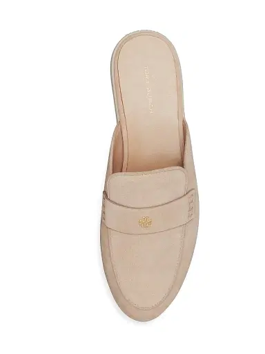 Tory Burch Women's Almond Toe Suede Ballet Sport Mules - Malva - Size 9.5 | Thumbnail 3 Tory Burch Women's Almond Toe Suede Ballet Sport Mules - Malva - Size 9.5 | Thumbnail 3