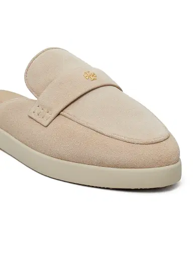 Tory Burch Women's Almond Toe Suede Ballet Sport Mules | Thumbnail 4