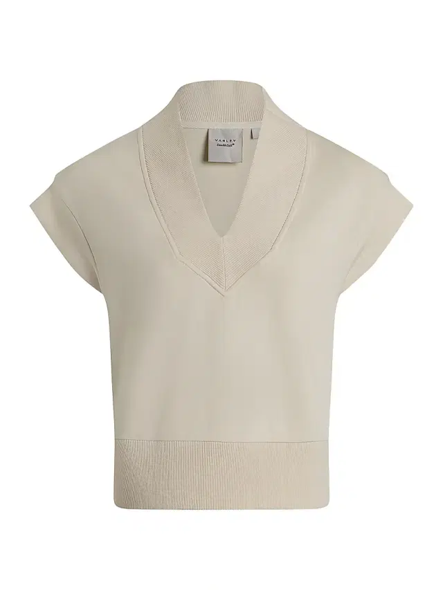 Varley Women's Gracee Cap Sleeve DoubleSoft Jersey Tank - Pristine