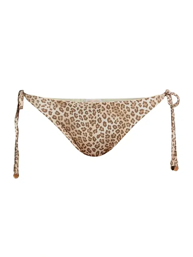 Women's Benni Leopard Print Bikini Bottom - Light Leopard