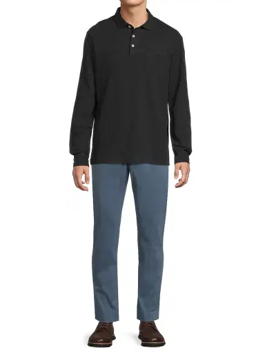 Polo Ralph Lauren Men's Classic-Fit Sueded Jersey Polo Shirt | Thumbnail 2 Polo Ralph Lauren Men's Classic-Fit Sueded Jersey Polo Shirt | Thumbnail 2