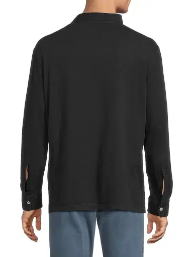 Polo Ralph Lauren Men's Classic-Fit Sueded Jersey Polo Shirt | Thumbnail 5 Polo Ralph Lauren Men's Classic-Fit Sueded Jersey Polo Shirt | Thumbnail 5