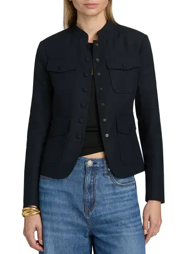rag & bone Women's Mercer Flap-Pocket Blazer - Sal - Size 4 | Thumbnail 3