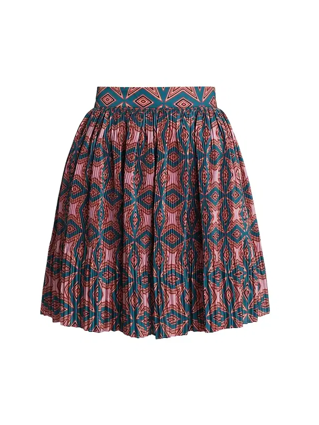Claude Kameni Women's Empress Pleated Skirt - Multi Blush