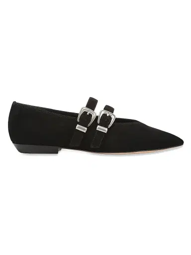 Veronica Beard Women's Bancroft Suede Mary Janes - Black - Size 12 | Thumbnail 1