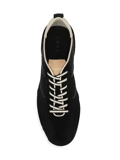 Vince Women's Catalina Suede & Mesh Sneakers - Black - Size 10 | Thumbnail 4