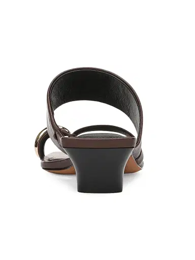 Vince Women's Stacy 40MM Leather Thong Sandals - Molton Brown - Size 11 | Thumbnail 3 Vince Women's Stacy 40MM Leather Thong Sandals - Molton Brown - Size 11 | Thumbnail 3