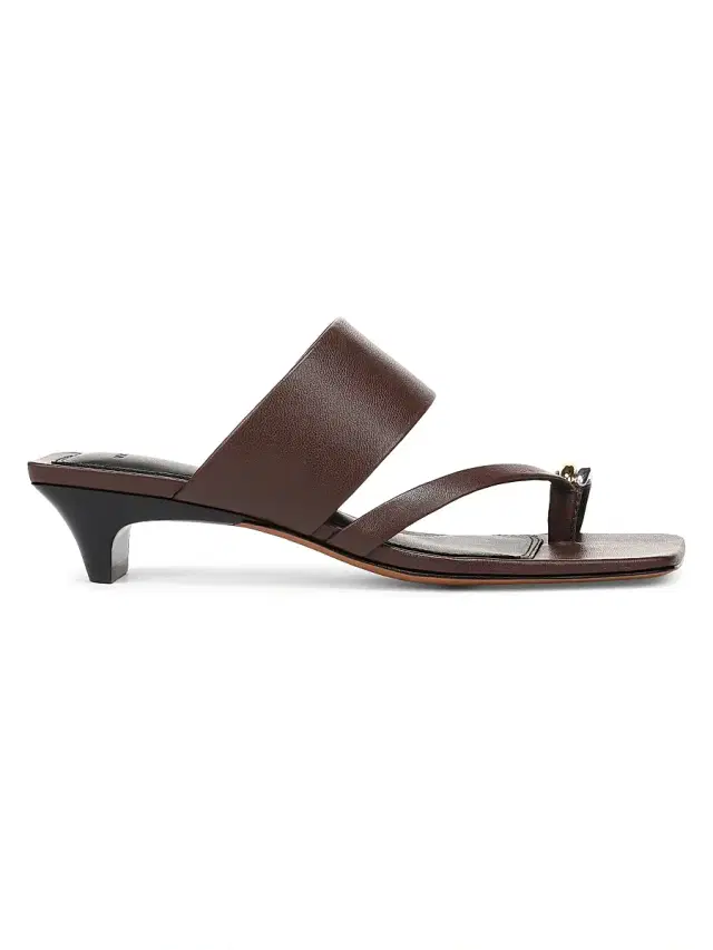 Vince Women's Stacy 40MM Leather Thong Sandals - Molton Brown