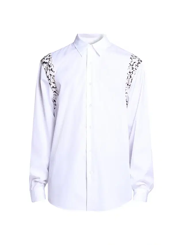 Dries Van Noten Men's Capers Geometric Shirt - White