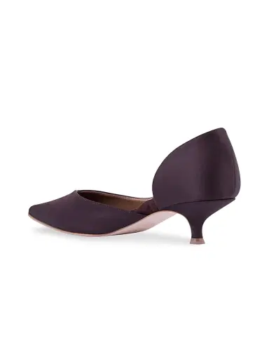 Aera Women's Ariana 45MM Satin Kitten-Heel Pumps | Thumbnail 2 Aera Women's Ariana 45MM Satin Kitten-Heel Pumps | Thumbnail 2