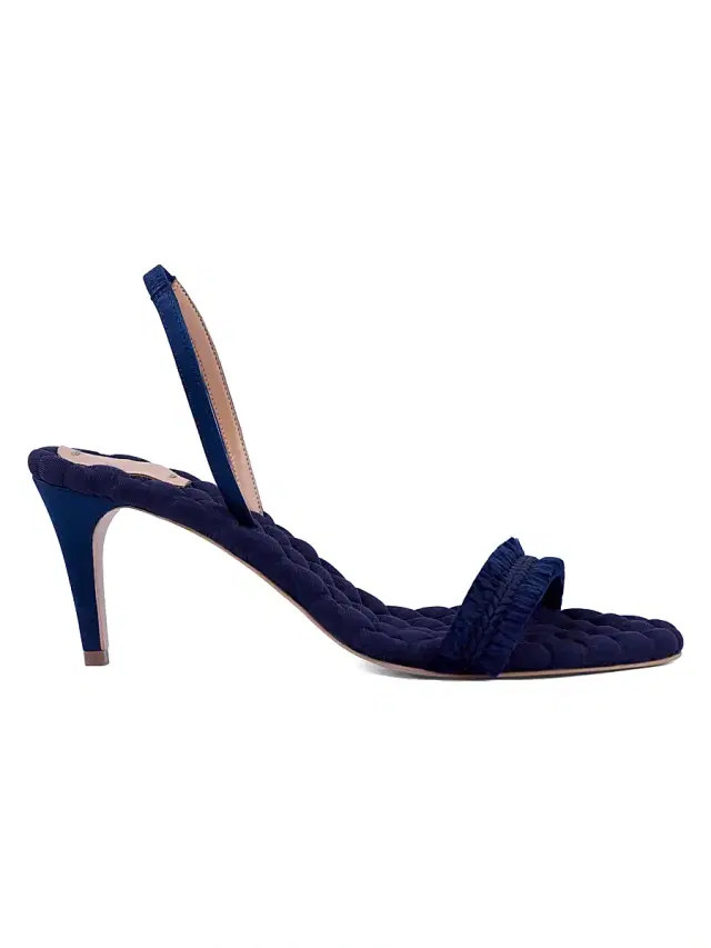 AERA Women's Luna 70MM Grosgrain-Fringe Sandals - Navy