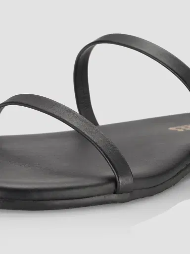 TKEES Women's Gemma Leather Sandals - Sable - Size 10 | Thumbnail 6