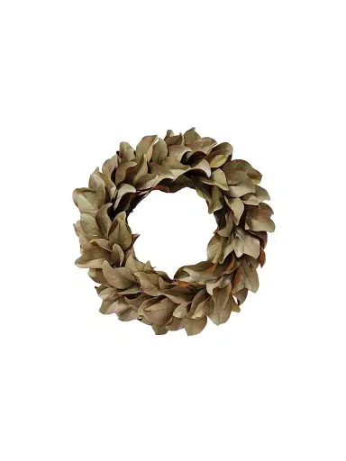 Winward Home Artificial Dry Magnolia Leaf Wreath | Thumbnail 1