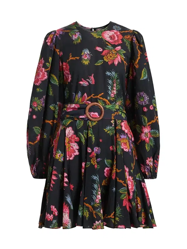 Rhode Women's Ink Fleur Grande Jenny Dress - Ink Fleurgrande