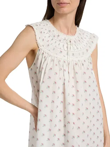 DÔEN Women's Verity Cotton Minidress - Petit Posy Calico | Thumbnail 6 DÔEN Women's Verity Cotton Minidress - Petit Posy Calico | Thumbnail 6