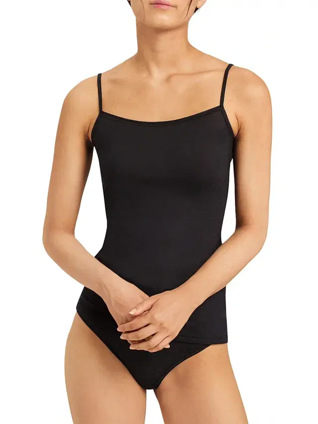 Hanro Women's Ultralight Cotton Camisole - Black