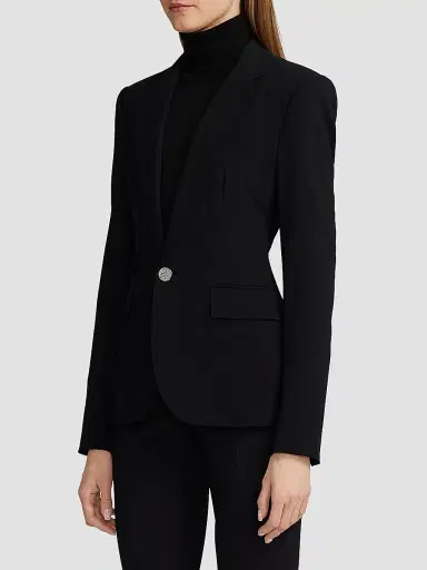Ralph Lauren Collection Women's Parker Cashmere Jacket - Black - Size 8 | Thumbnail 4