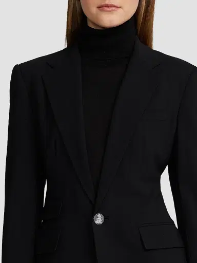 Ralph Lauren Collection Women's Parker Cashmere Jacket - Black - Size 8 | Thumbnail 6