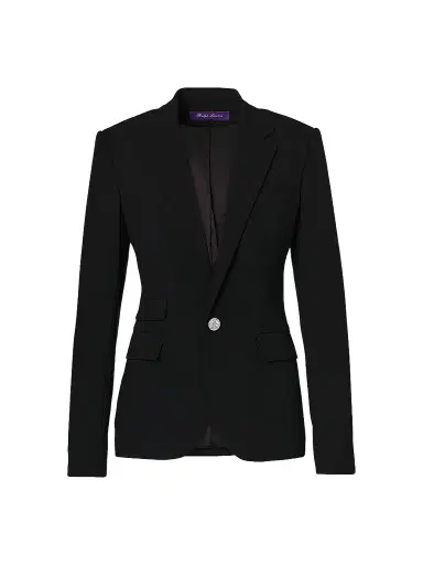 Ralph Lauren Collection Women's Parker Cashmere Jacket - Black - Size 8 | Thumbnail 1