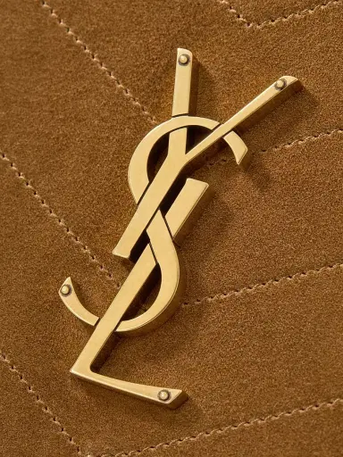 Saint Laurent Women's Niki Shopping Bag in Suede - Caramel Cognac | Thumbnail 7