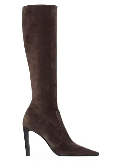 Saint Laurent Women's Francoise Boots in Suede | Thumbnail 1 Saint Laurent Women's Francoise Boots in Suede | Thumbnail 1