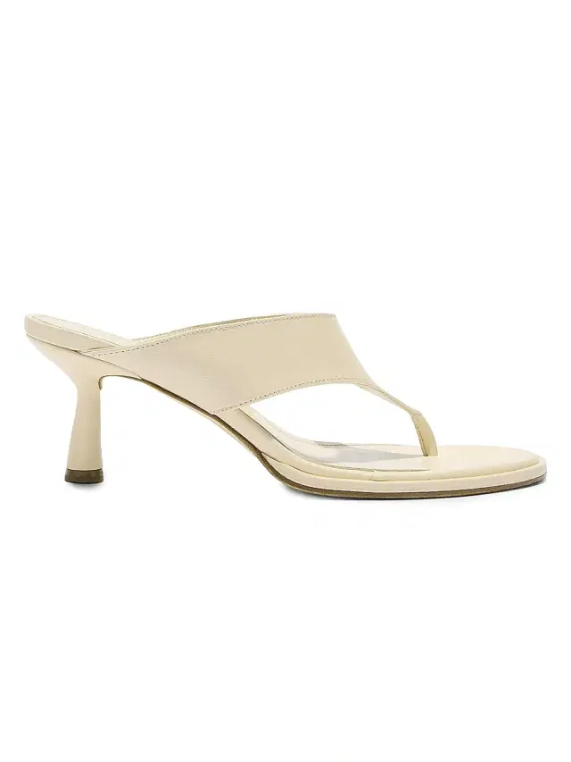 Aeyde Women's Olenna Leather Thong Sandals - Creamy