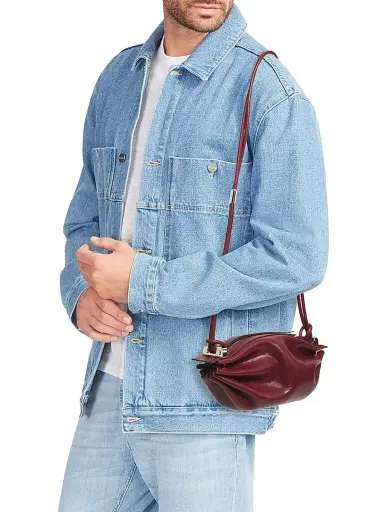 BONASTRE Men's Bon-Bon Leather Crossbody Bag | Thumbnail 2