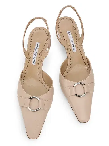 Manolo Blahnik Women's Trixa 50MM Leather Pumps | Thumbnail 4 Manolo Blahnik Women's Trixa 50MM Leather Pumps | Thumbnail 4