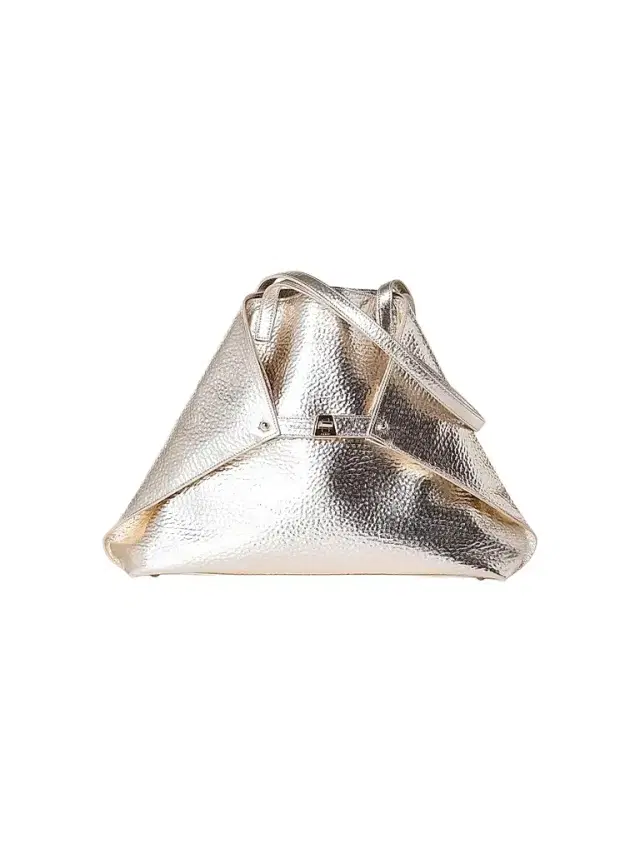 Akris Women's  Ai Metallic Leather Shoulder Bag - Stucco Metallic