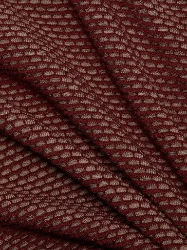Emporio Armani Men's Dash Wool Sweater - Solid Dark Red - Size Medium | Thumbnail 7