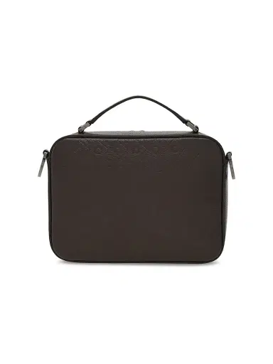 Ferragamo Men's Embossed Leather Shoulder Bag | Thumbnail 5
