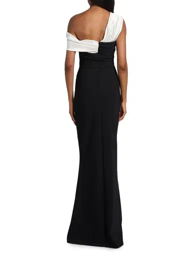 Chiara Boni La Petite Robe Women's Vezia Off-The-Shoulder Gown | Thumbnail 5
