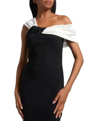 Chiara Boni La Petite Robe Women's Vezia Off-The-Shoulder Gown | Thumbnail 6