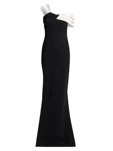 Chiara Boni La Petite Robe Women's Vezia Off-The-Shoulder Gown | Thumbnail 1